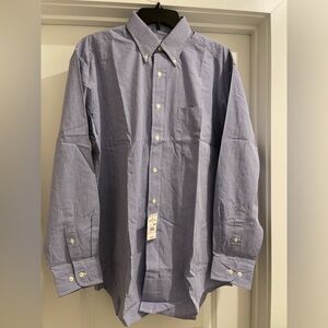 NWT Vintage Brooks Brothers Dress Shirt Size M Sport Shirt Cotton Gingham Check